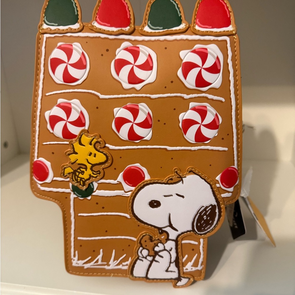 Snoopy Gingerbread House Bag